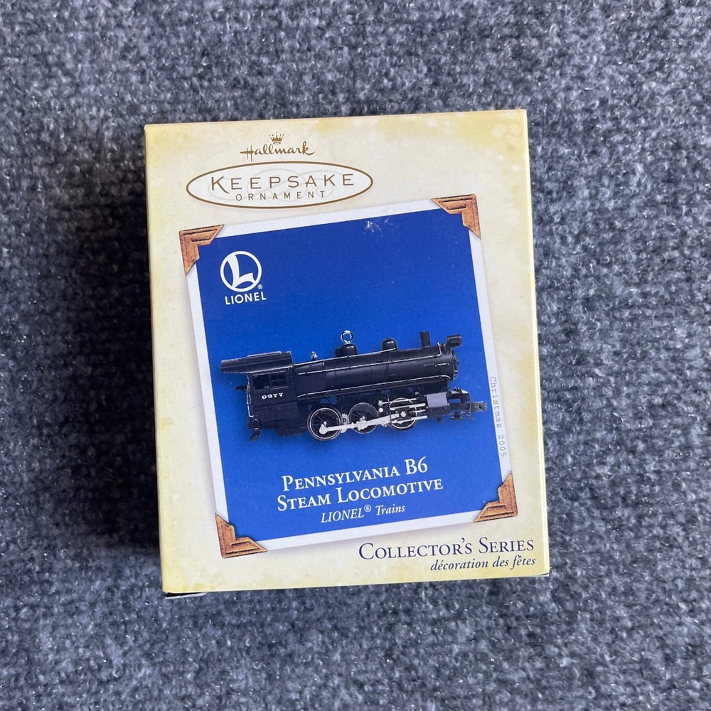 Hallmark 2005 Lionel Pennsylvania B6 Steam Locomotive Keepsake Ornament QX2052